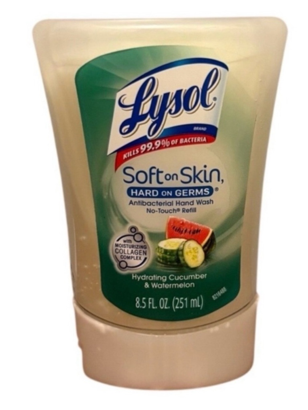 Lysol No-Touch Hand Soap Refill Cucumber Watermelon 8.5 oz DISCONTINUED Sealed